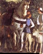 Andrea Mantegna Servant with horse and dog china oil painting artist